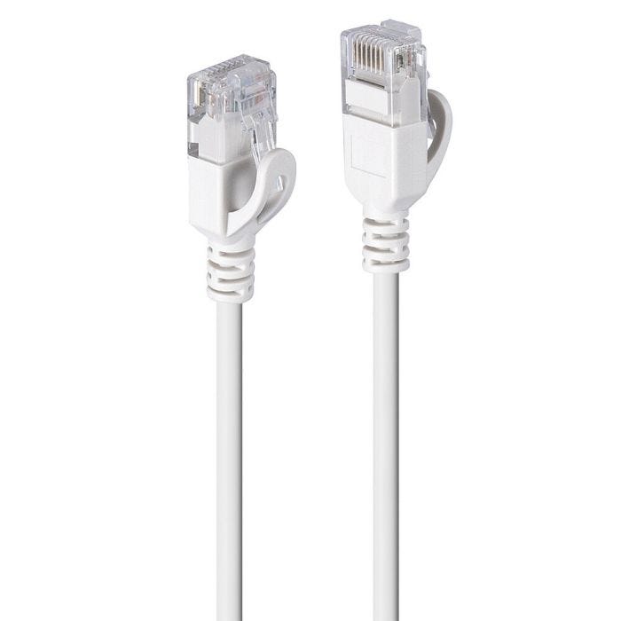 LINDY 0.5m Cat.6A U/UTP Ultra Slim Network Cable Grey