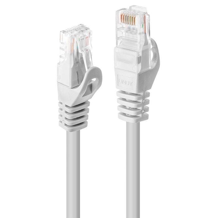 LINDY Basic Cat.6 U/UTP Cable White 5m
