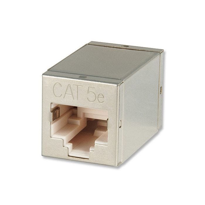 LINDY RJ45 female Coupler Cat.5e STP Metal enclosure