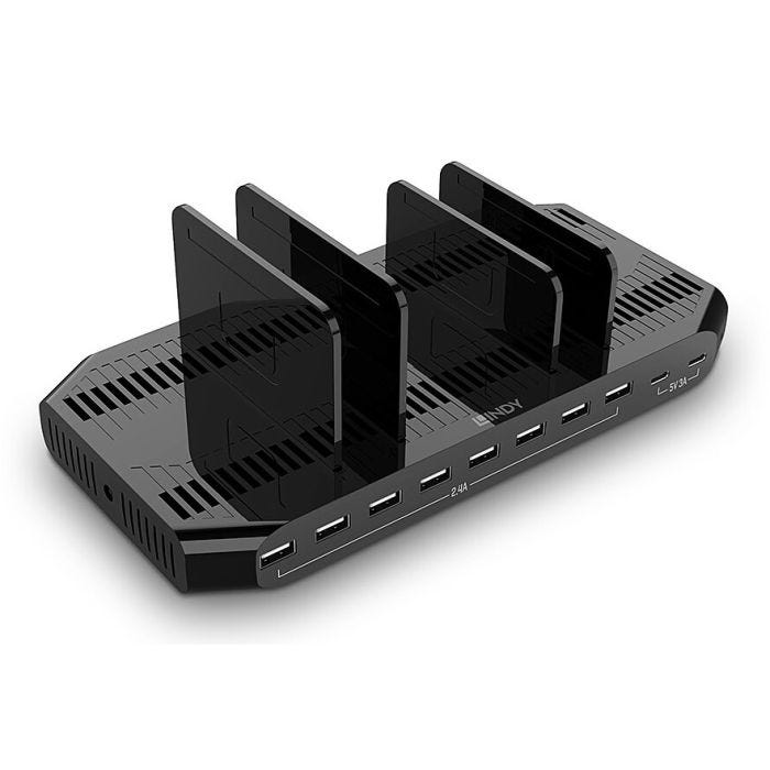LINDY 120W 10 Port USB Charging Station