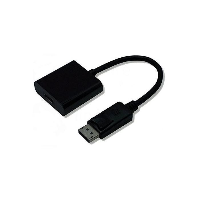 Lineaire ADHD724 câble vidéo et adaptateur 0,1 m Mini DisplayPort HDMI Type A (Standard) Noir