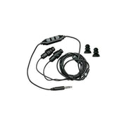 Listen Dual headphones with earplugs