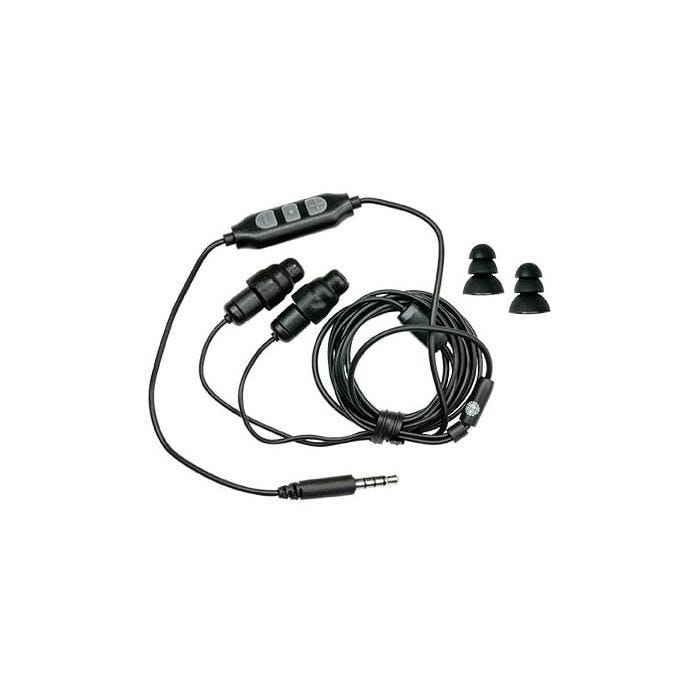 Listen Dual headphones with earplugs