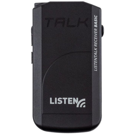 Listen ListenTALK LKR-12-E3 Récepteur unidirectionnel ListenTalk avec batteries Li-ion, cordon tour de cou et écouteur / oreillette inclus