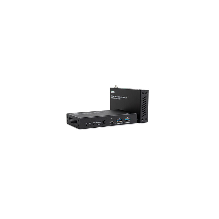 LINDY 100m Cat.6A 2 Port USB 3.2 Gen 1 HDBaseT Extender