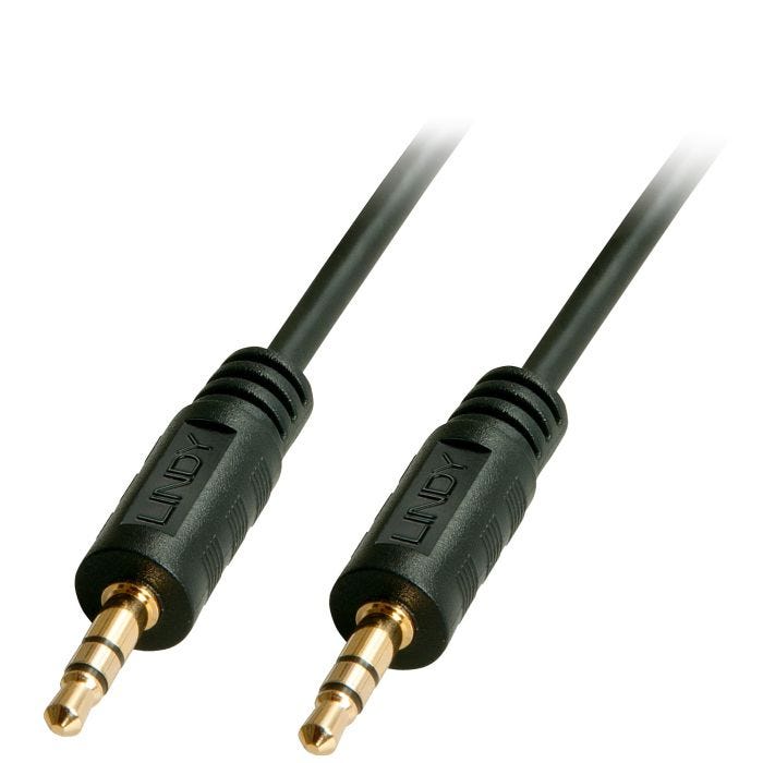 LINDY Premium Audio Cable 1m with 3.5mm Stereo Jack