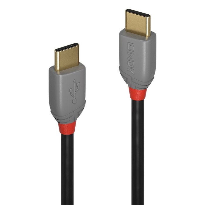 LINDY Câble USB 2.0 Type C Anthra Line 2m