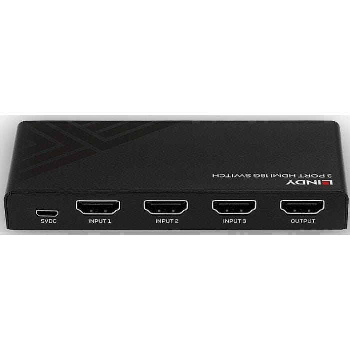 LINDY 3 Port HDMI 18G Switch
