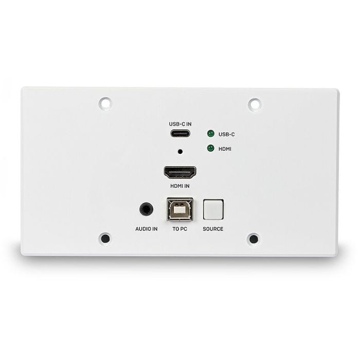 LINDY 150m HDMI and TypeC HDBT EU WallPlate KVM Extender