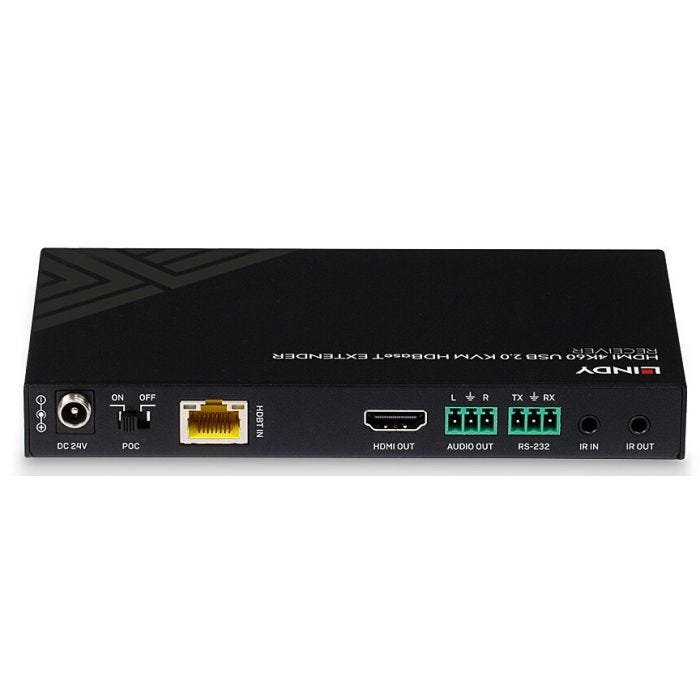 LINDY 150m HDMI 4K60 IR RS232 HDBT KVM Extender