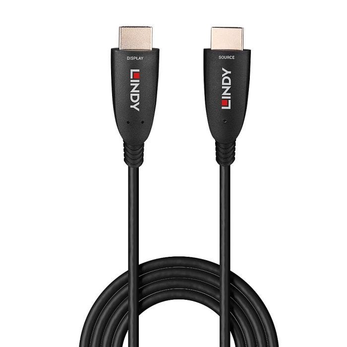 LINDY 40m Fibre Optic Hybrid HDMI 8K60 Cable