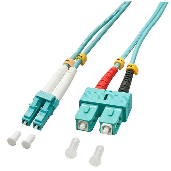 LINDY Optic Cable LC/SC OM3 2m 50/125 Multimode
