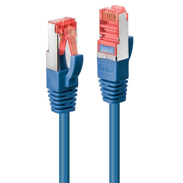 LINDY Cat.6 S/FTP Cable blue 1m Patchcable