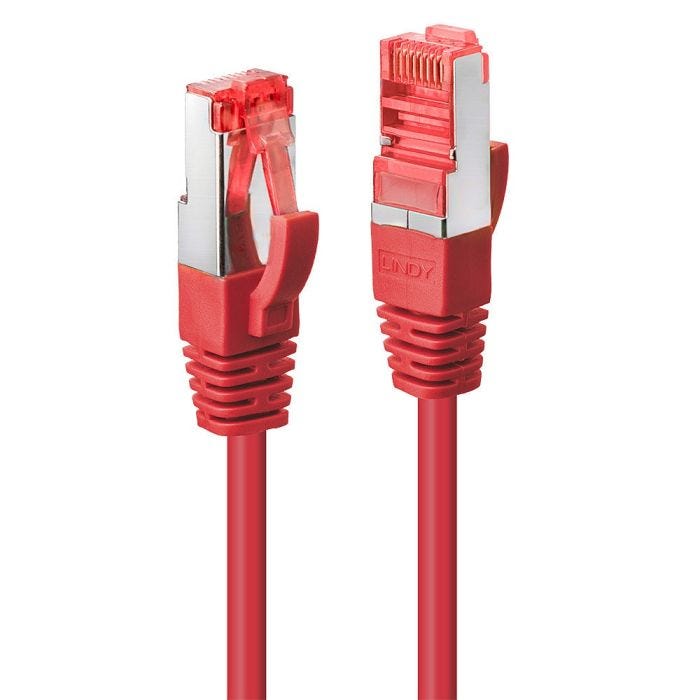 LINDY Cat.6 S/FTP Cable red 2m Patchcable