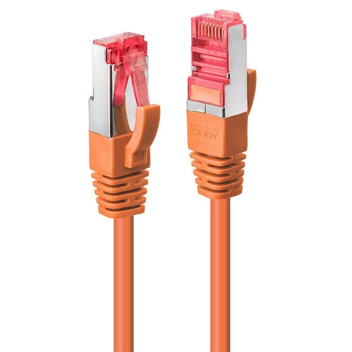 LINDY Cat.6 S/FTP Cable orange 0.3m Patchcable