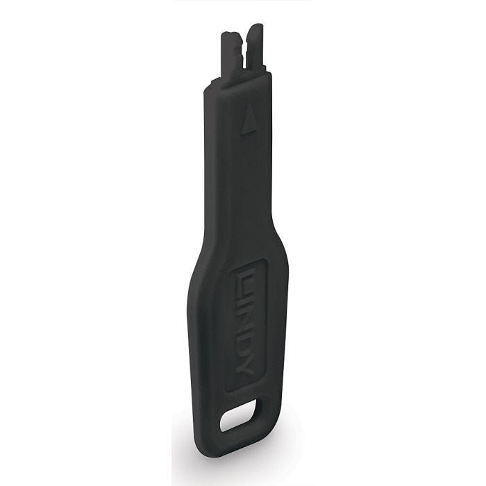 LINDY RJ45 Port Blocker key Black
