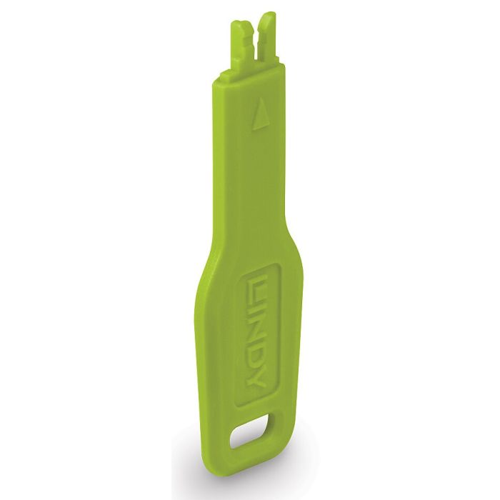 LINDY RJ45 Port Blocker key Green