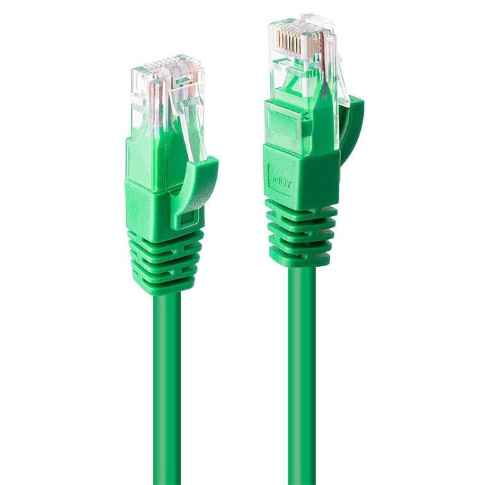 LINDY Cat.6 UTP Cable Green 1m