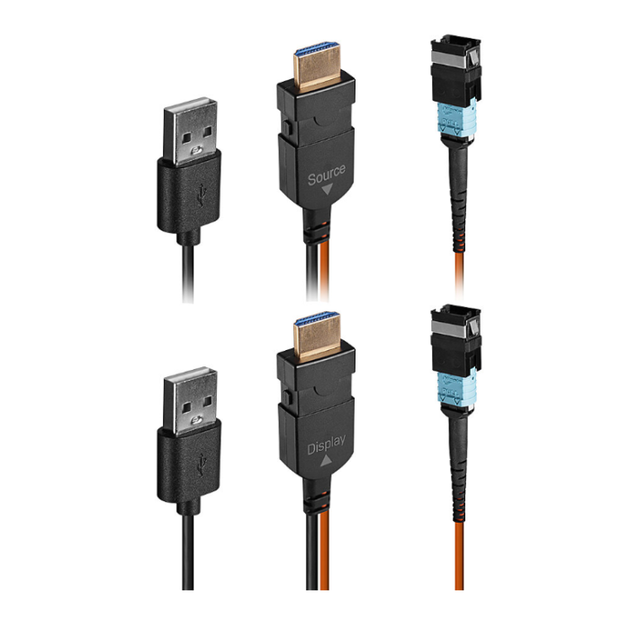 LINDY 100m MPO Fibre Optic HDMI 8K60 Extender