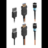 Lindy 38360 Extender MPO Fibre Optique HDMI 8K60, 100m