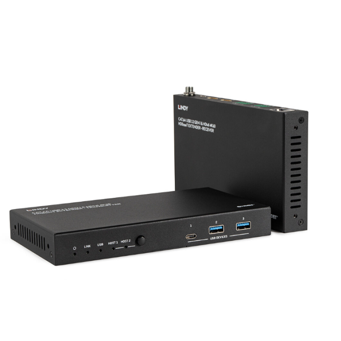 Lindy Extender USB 3.2 Gen 1 & HDMI 4K60 HDBaseT 100m (Cat.6A)