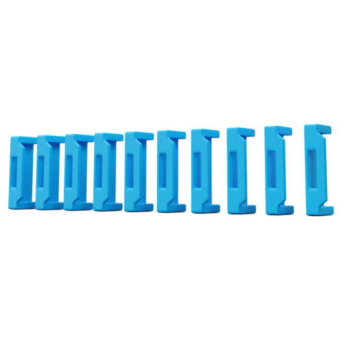 Lindy HDMI Port Blockers (without key) - pack of 10, Blue