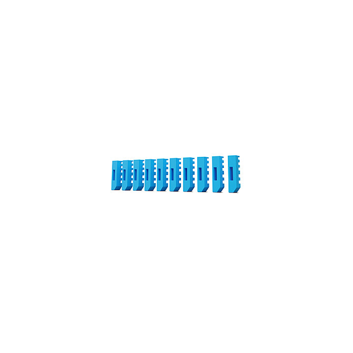Lindy DP Port Blockers (without key) - pack of 10, Blue