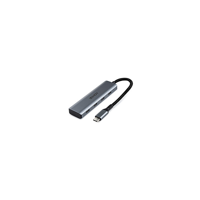 LINDY 4 Port USB 3.2 Gen 2 Type C Hub