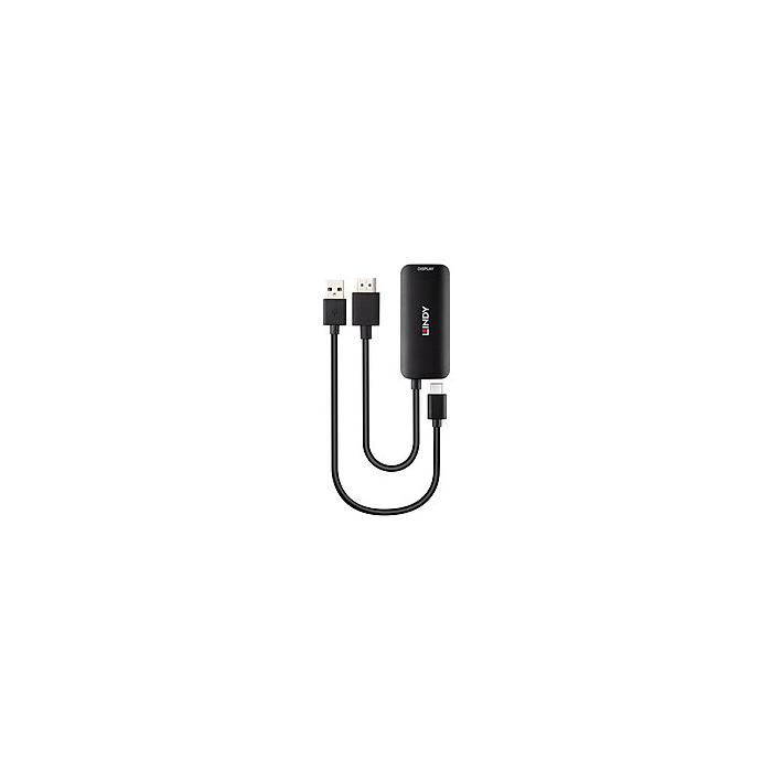 LINDY HDMI to USB Type C Converter with USB Power