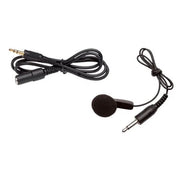 Listen LA-404 universal single ear bud with LA-434 earphone extension cable