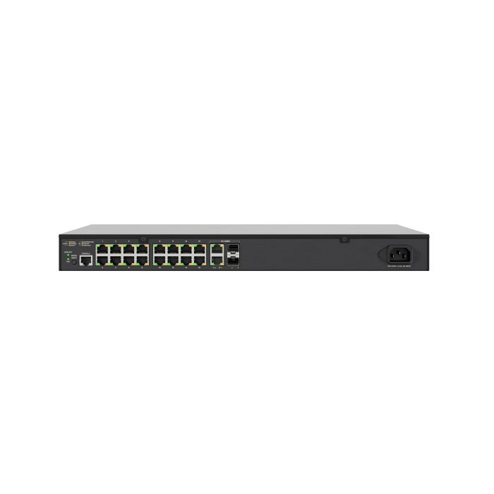 Luxul 18-Port Rear Facing Gigabit (16 PoE+) L2/3 Managed Switch
