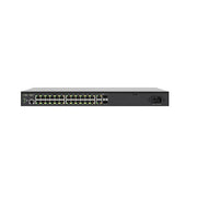 Luxul, 24 PoE+ | 2 Combo RJ45/SFP Rear-Facing Ports - 1Gb L2/L3 Managed Switch, EU Power Cord