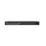 Luxul 12-Port Rear Facing Gigabit (8 PoE+) L2/3 Managed Switch