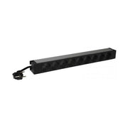 Basic PDU 19" 9 Schuko outputs