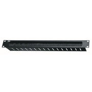 Middle Atlantic 1 RU Brush Grommet Panel - Black