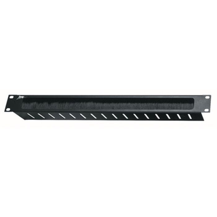 Middle Atlantic 1 RU Brush Grommet Panel - Black
