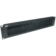 Middle Atlantic 2 RU Brush Grommet Panel - Black