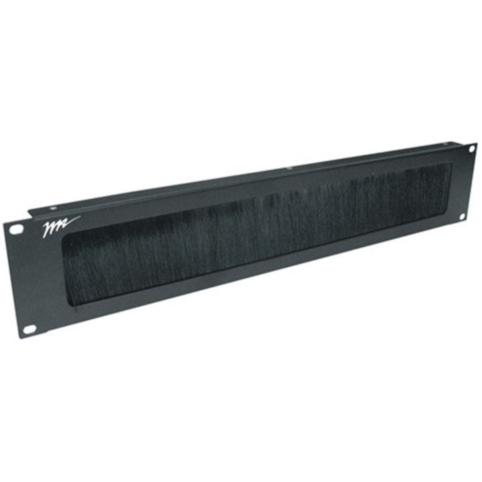 Middle Atlantic 2 RU Brush Grommet Panel - Black