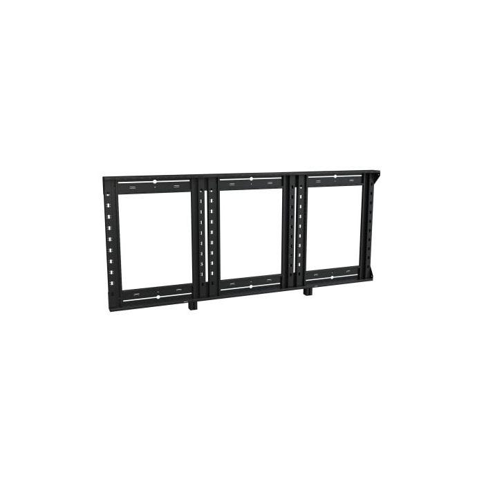 Middle Atlantic C3 Series 32in 3 Bay Credenza Frame - Black