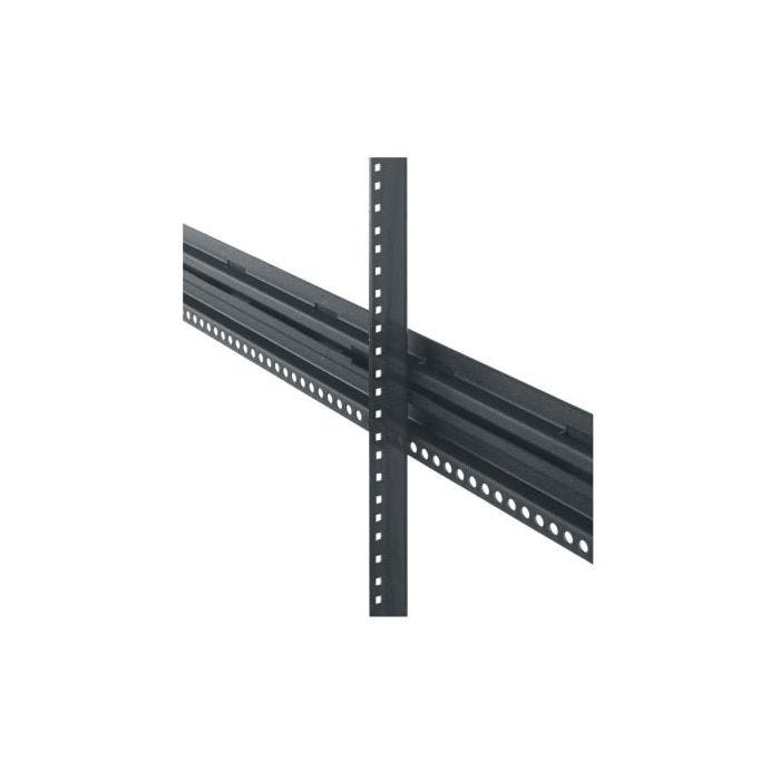 Middle Atlantic 44 RU Rackrail Cage Nut Rail x2 for DRK Series - Black