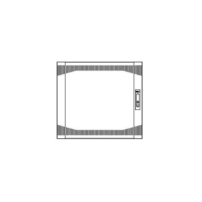 Middle Atlantic 12 RU Vented Front Door for DTRK Racks - Black
