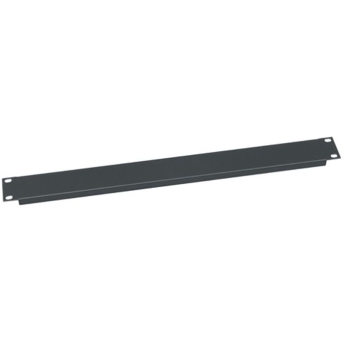 Middle Atlantic 1 RU Flanged Steel Blank Rack Panel - Black