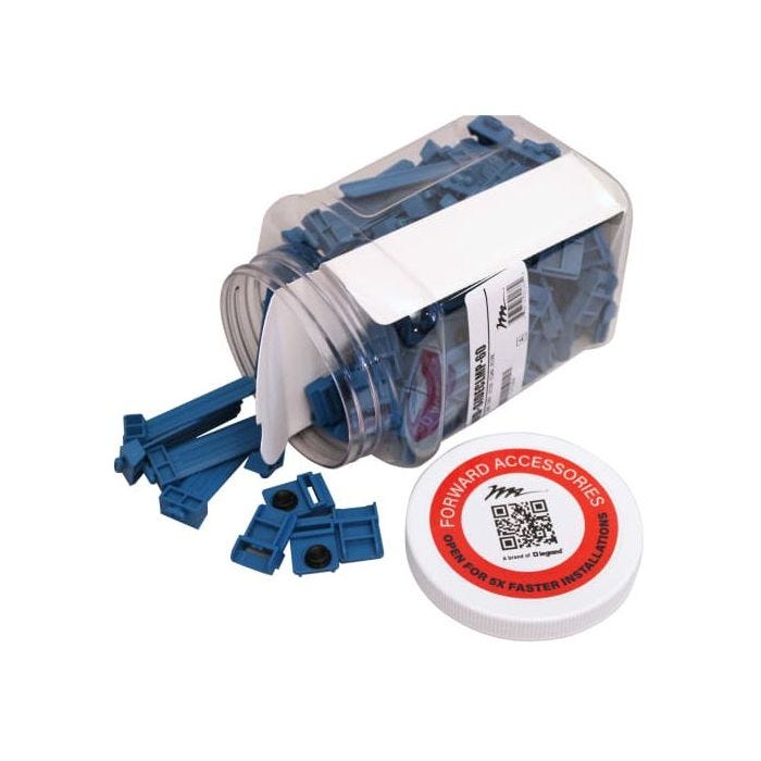 Middle Atlantic Forward Sm Device Side Clamp, 60 Pack
