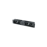 Middle Atlantic 2 RU 100 CFM Anodized Ultra Quiet Fan Panel - Black