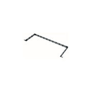 Middle Atlantic L-Shaped Lace Bar with 6in Offset x10 - Black