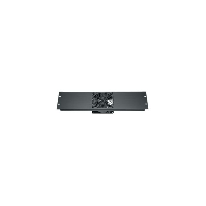 Middle Atlantic 3 RU 230V AC Fan Panel (50 CFM) - Black