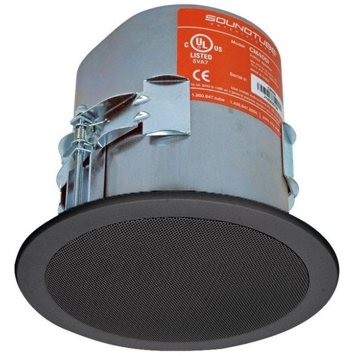 MSE 4in 2-Way In Ceiling Speaker with BroadBeam Tweeter - Black