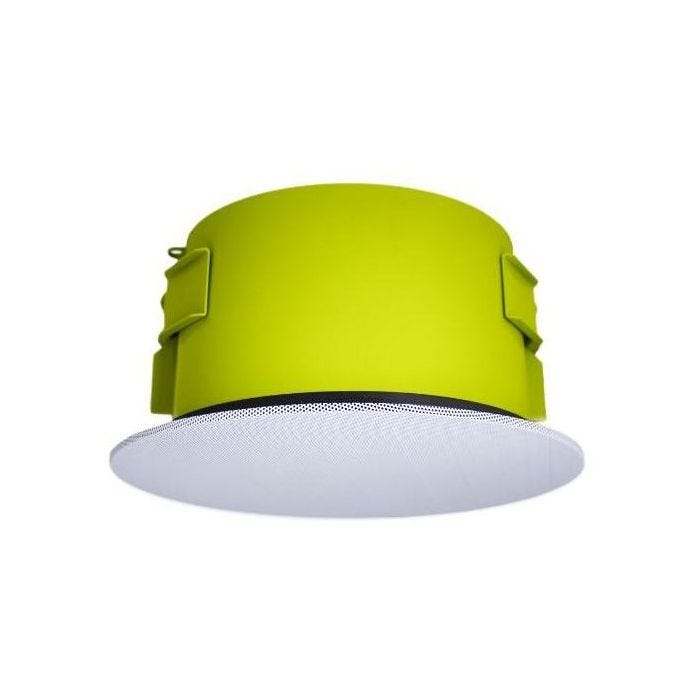 MSE 6.5in In Ceiling Background Music Speaker with Magnetic Grille - White