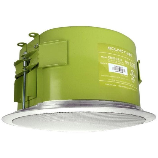 SoundTube Entertainment CM62-EZ-II-WH Enceinte encastrable HP 6.5"+ tweeter, 32W en 100V. EN54-24, blanc