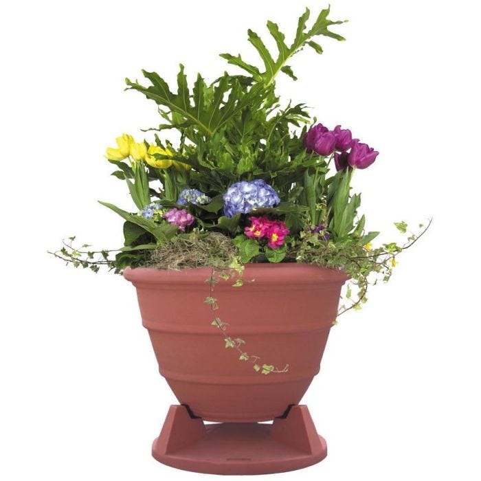 MSE 6.5in Omni-Directional Outdoor Planter Speaker - Terracotta